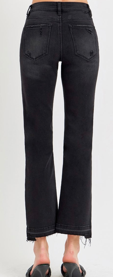 Risen Mid Rise Ankle Straight Jean