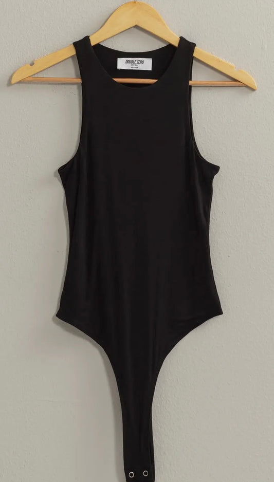 Black Tank Bodysuit