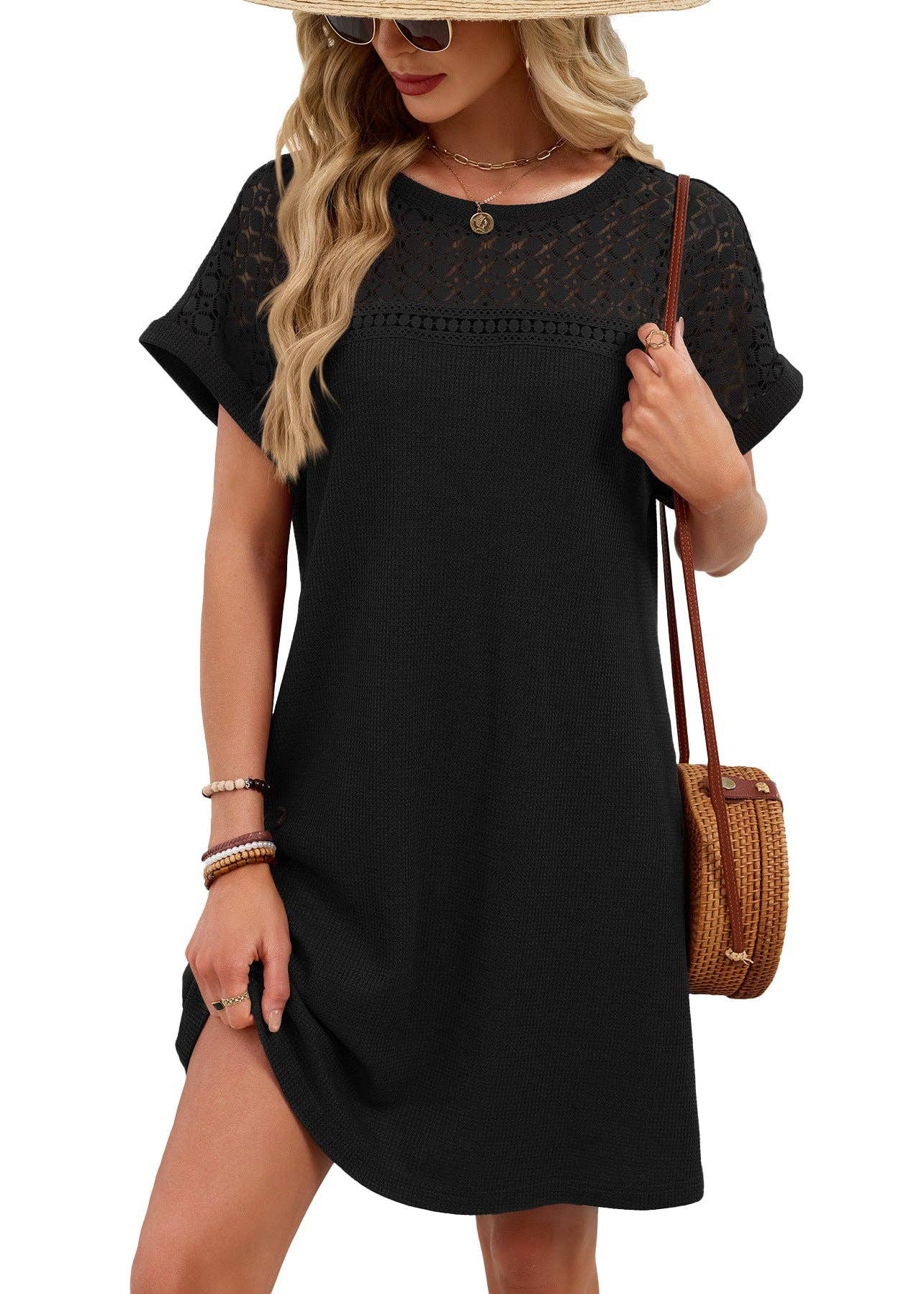 Lace Patchwork Summer Dress